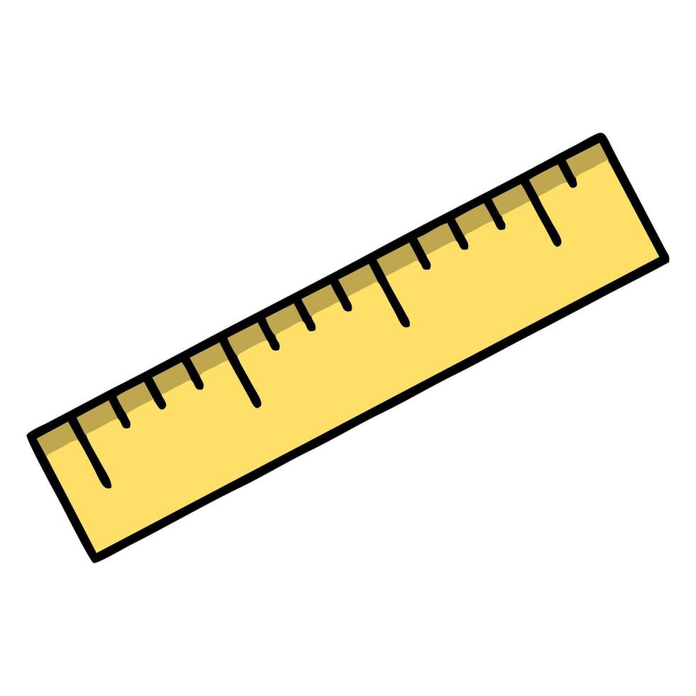 ruler to outline vectors