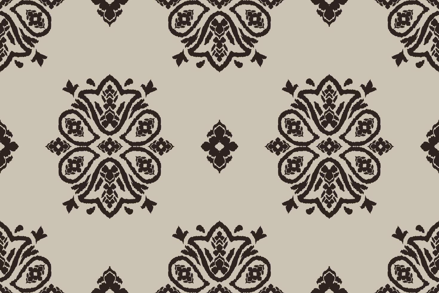 Ethnic Seamless pattern Ikat geometric Indian style.Tribal ethnic texture. seamless striped pattern in Aztec style.Indian,Gypsy,African rug. Bohemian vector
