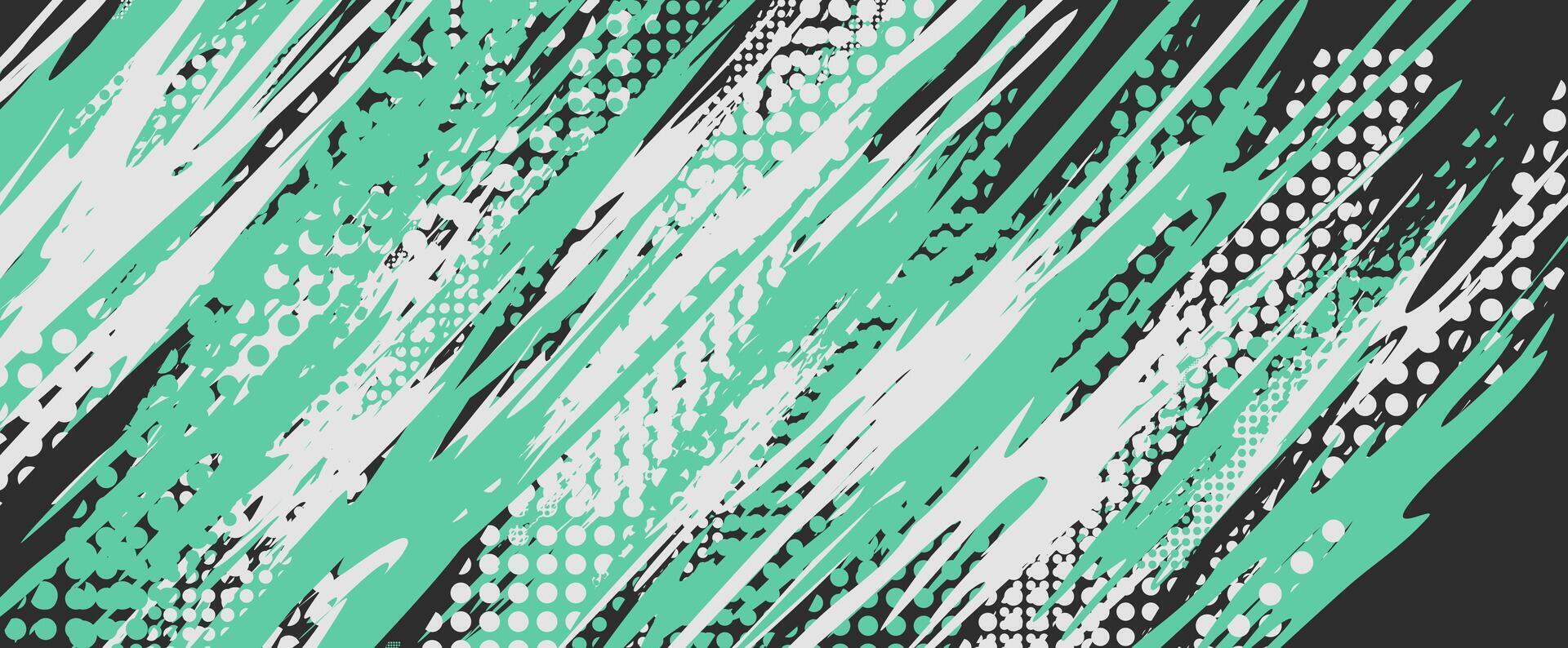 abstract background with green and white lines vector