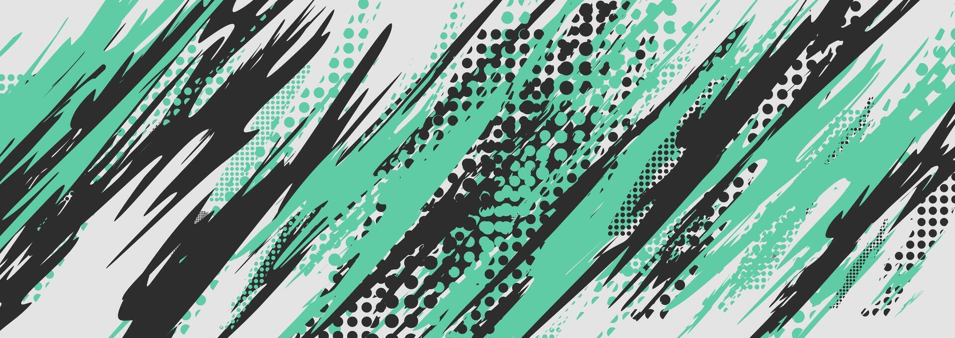 abstract background with green and black lines vector