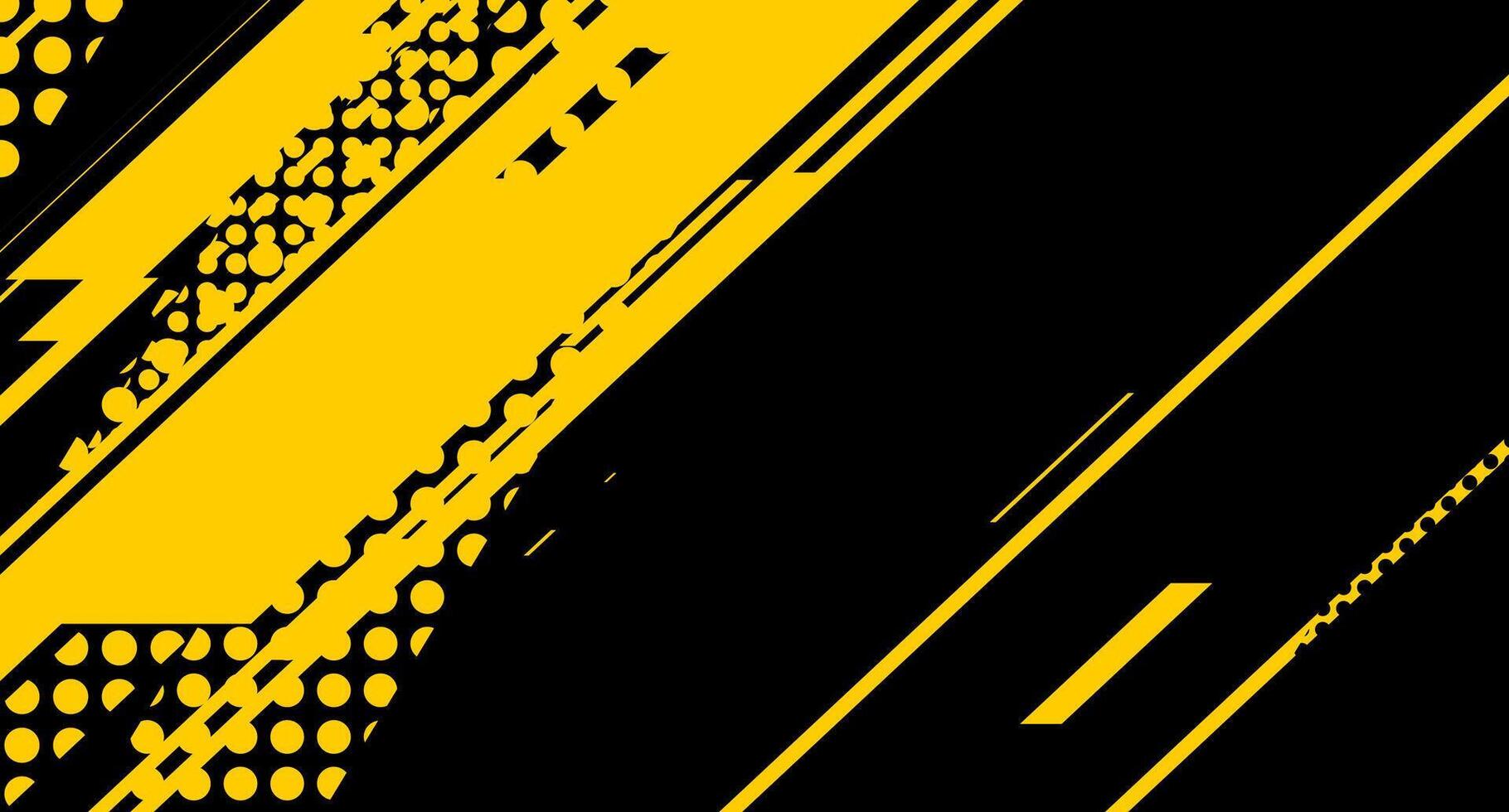 a black and yellow background with a black and white stripe vector