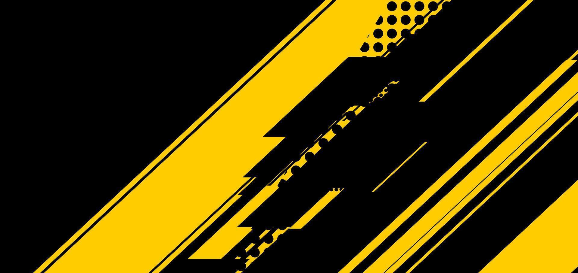 a black and yellow striped background vector
