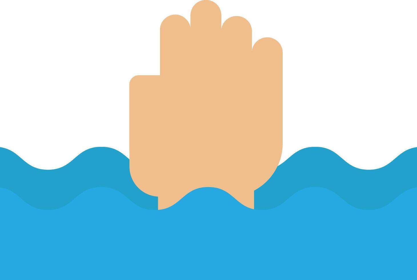 Drown Help Drowning vector
