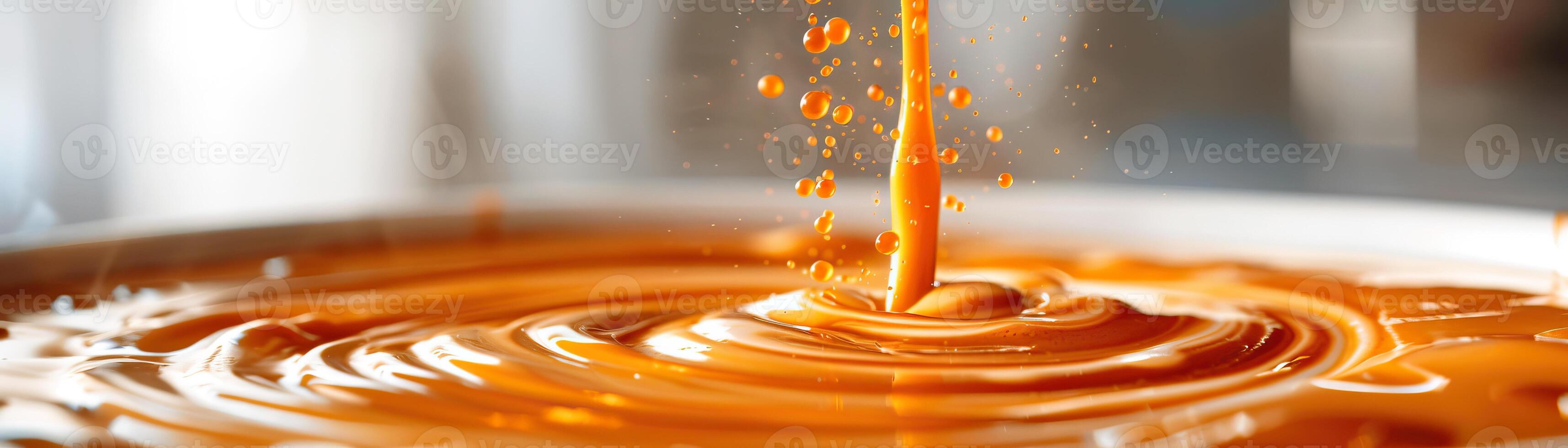 coffee being poured into a cup, slow motion, close up photo
