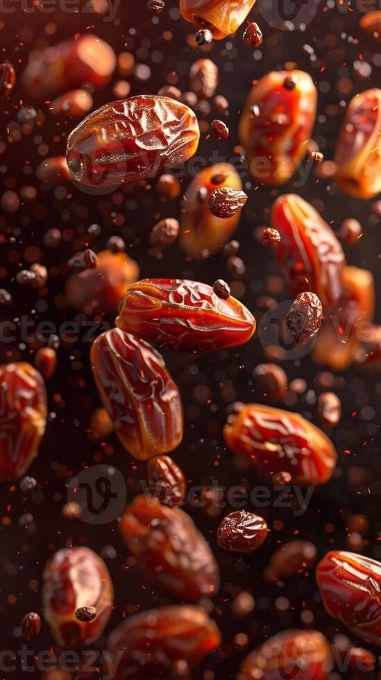 Nutrient-rich and delicious, these plump, juicy dates are a great source of fiber, vitamins, and minerals. Enjoy them as a snack or add them to your favorite recipes. photo