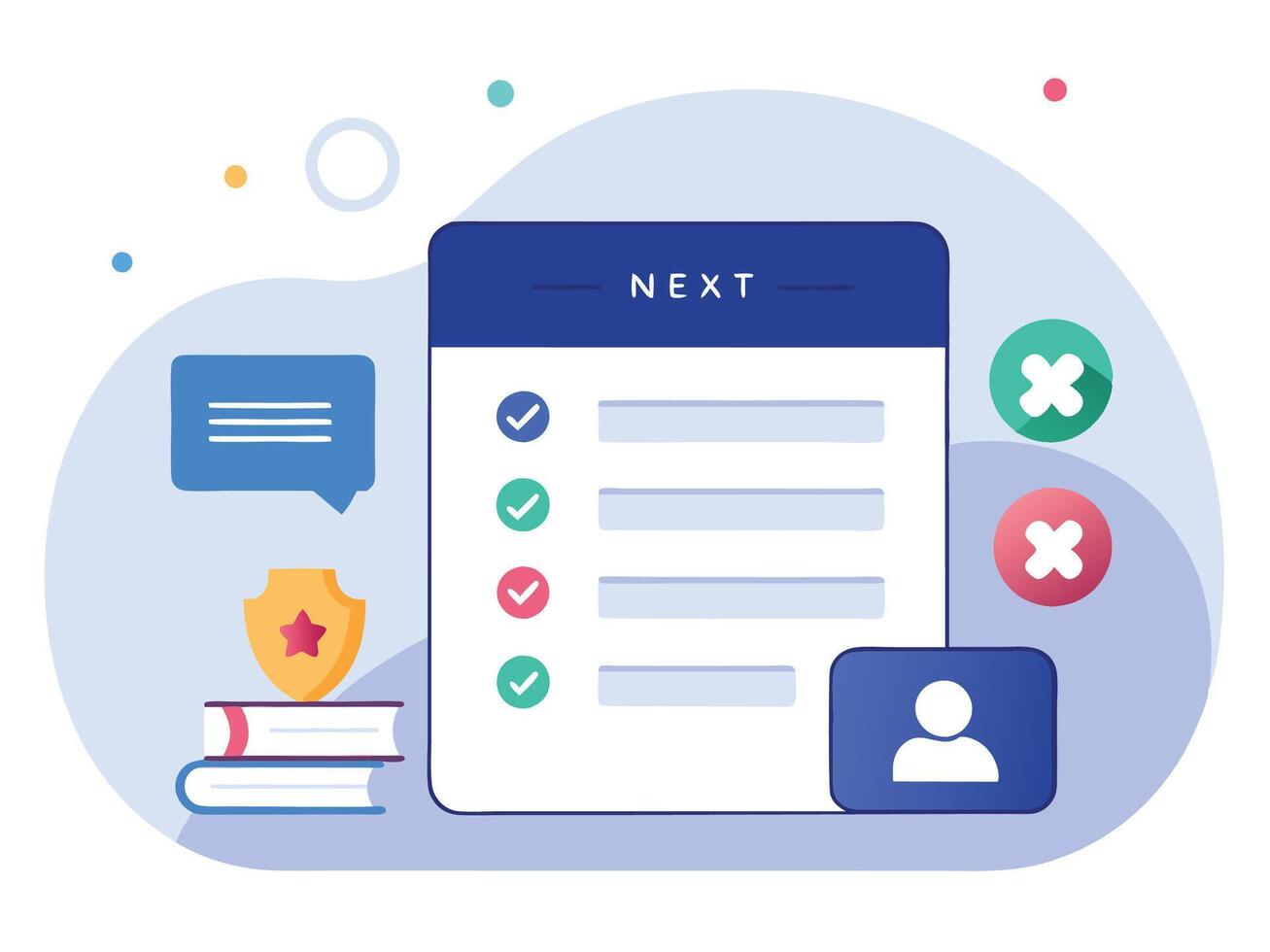 Behind the Scenes- Sign Up and Log In vector