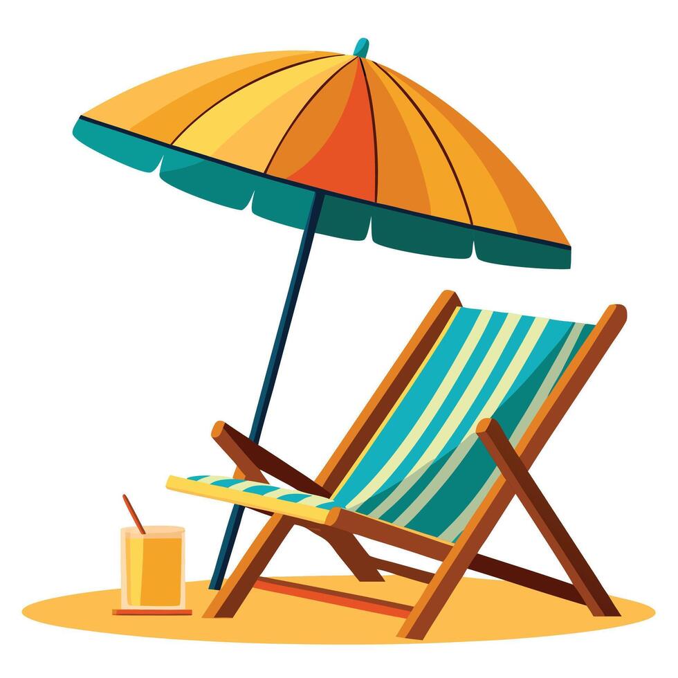 Beach Chill Zone vector