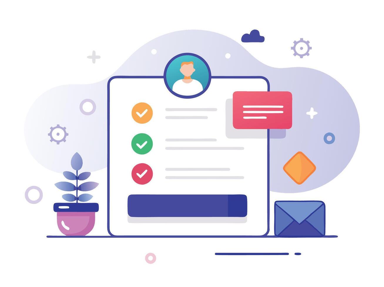 User Interface Wireframe- Sign In, Up vector