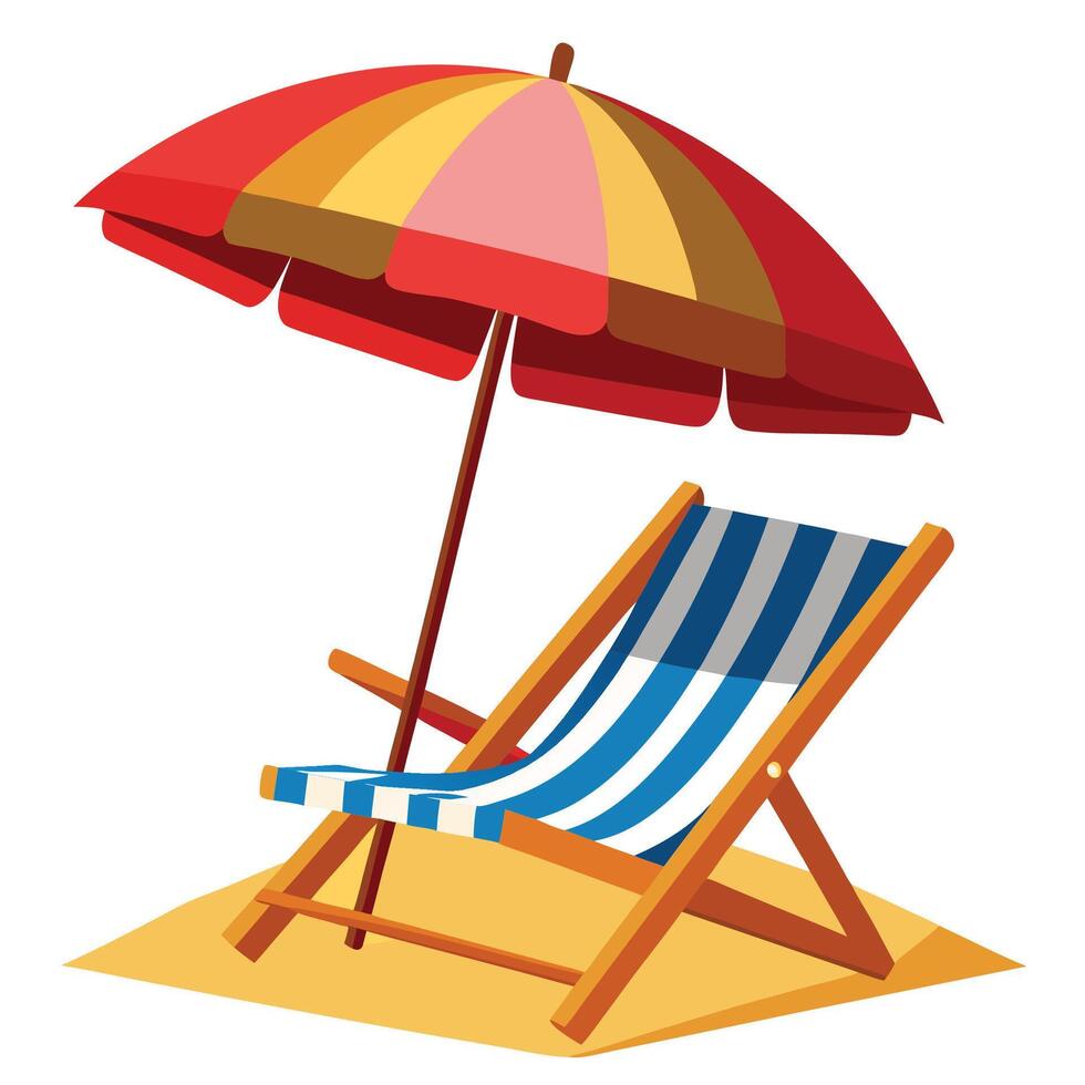 Your Perfect Beach Oasis vector