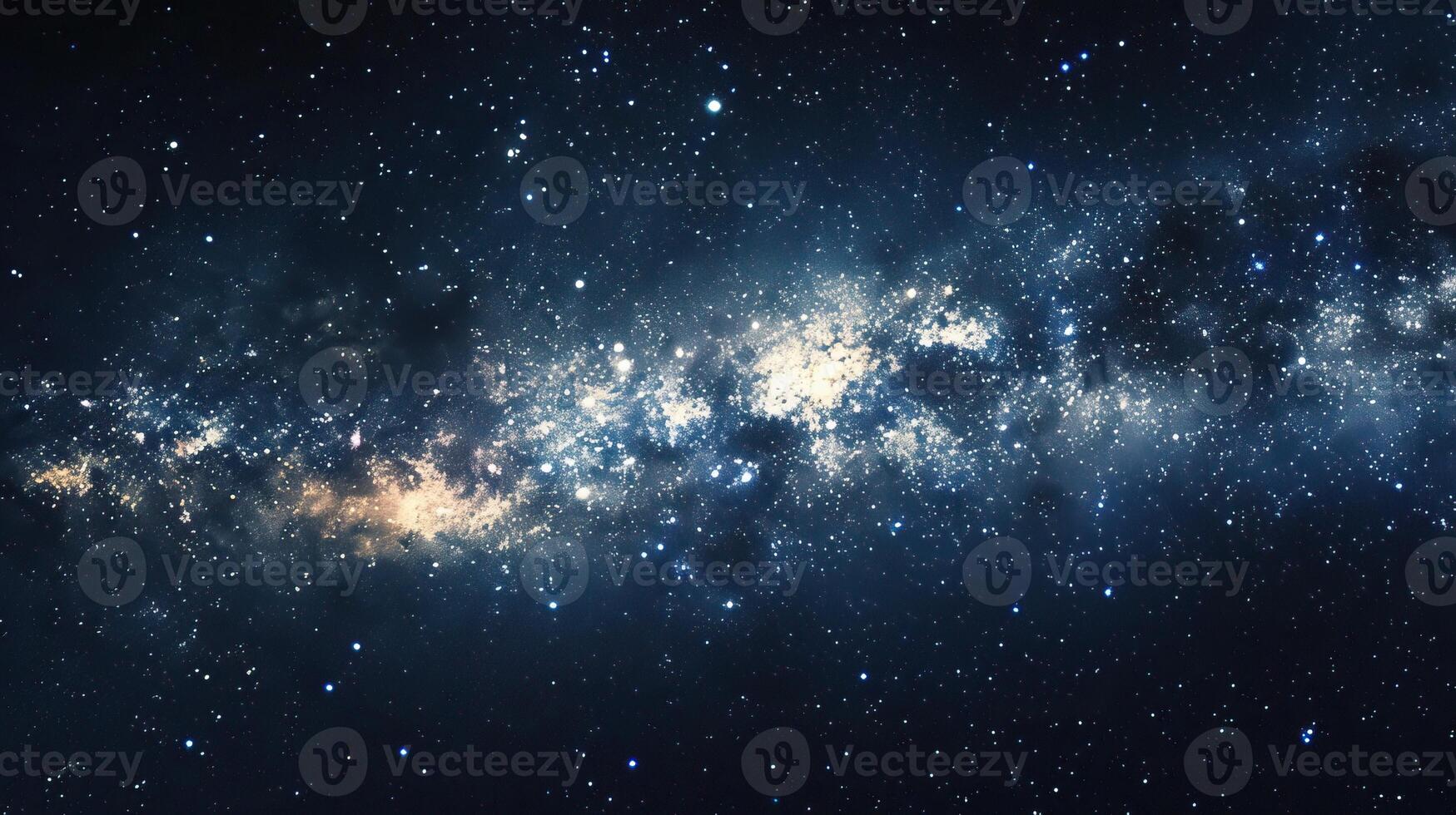 A stunning view of the Milky Way galaxy, showcasing an array of stars and cosmic dust in the vast expanse of outer space. photo