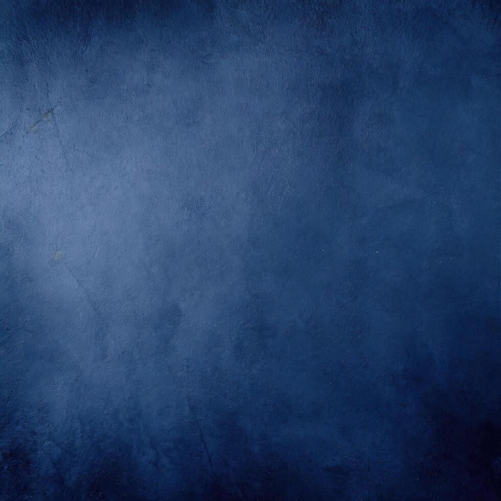 Dark blue grunge textured background, ideal for design projects, backdrops, and creative applications with a moody, vintage feel. photo