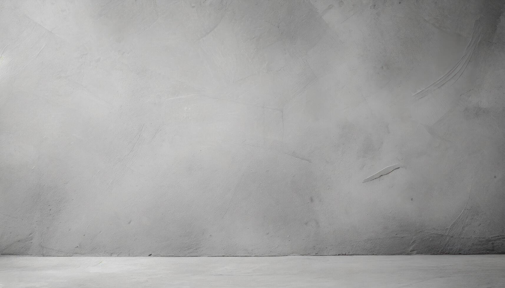 A minimalist background featuring a smooth gray concrete wall with subtle textures, perfect for modern design projects and presentations. photo