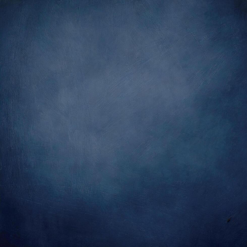 Dark blue grunge textured background, ideal for design projects, backdrops, and creative applications with a moody, vintage feel. photo