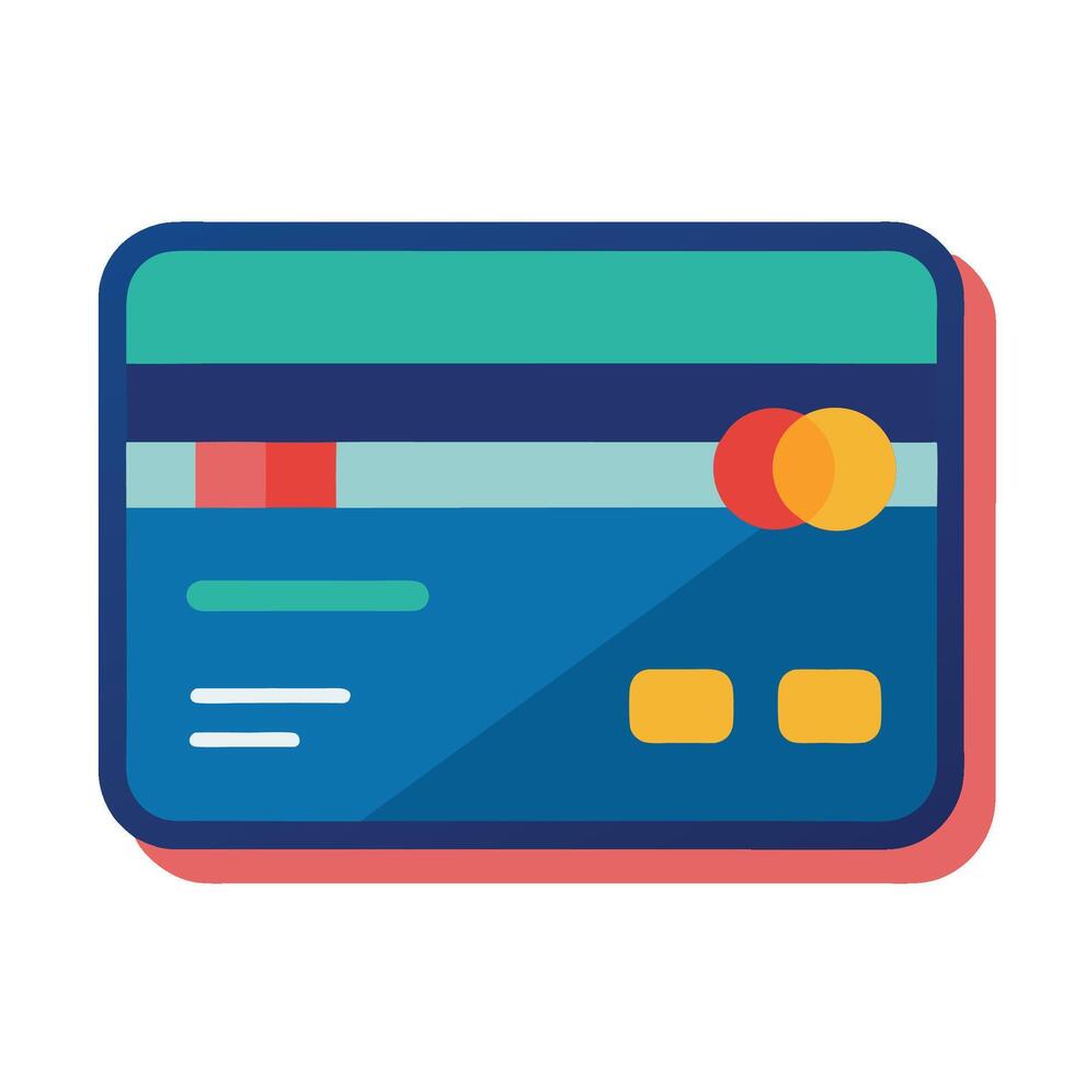 Debit Card, Credit Card Illustration on white background 49111015