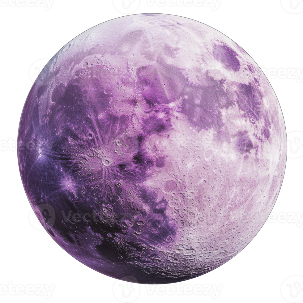 Purple moon against a starry background at night 49114420 PNG