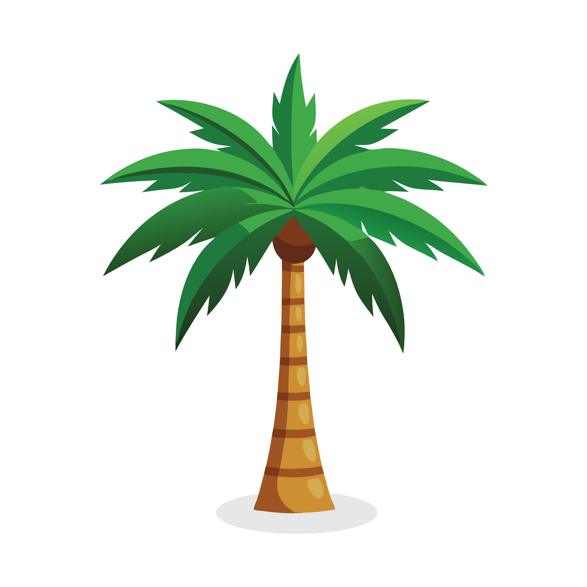 Palm tree flat illustration 49114839 Vector Art at Vecteezy