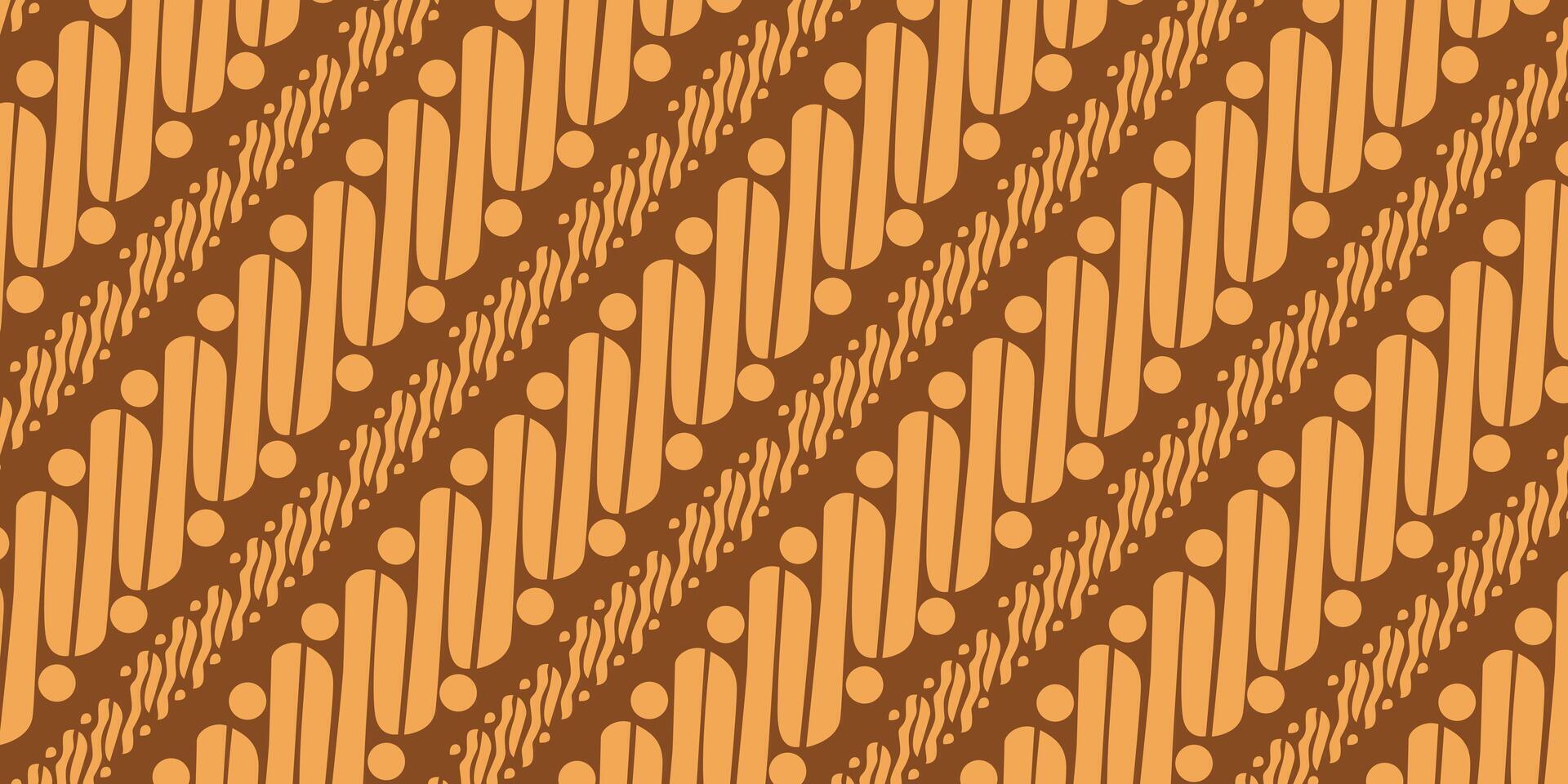 Batik parang style illustration for background, wallpaper and clothes textile.. vector
