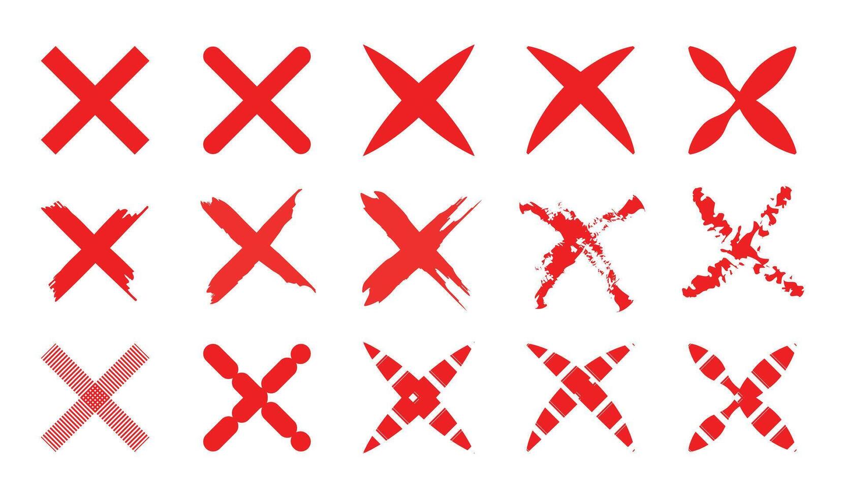 Flat cross icon in red color illustration. Cross symbol for design elements. vector