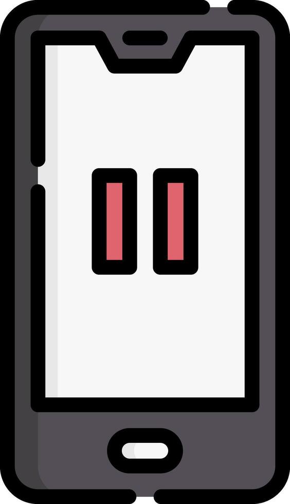 pause illustration design vector