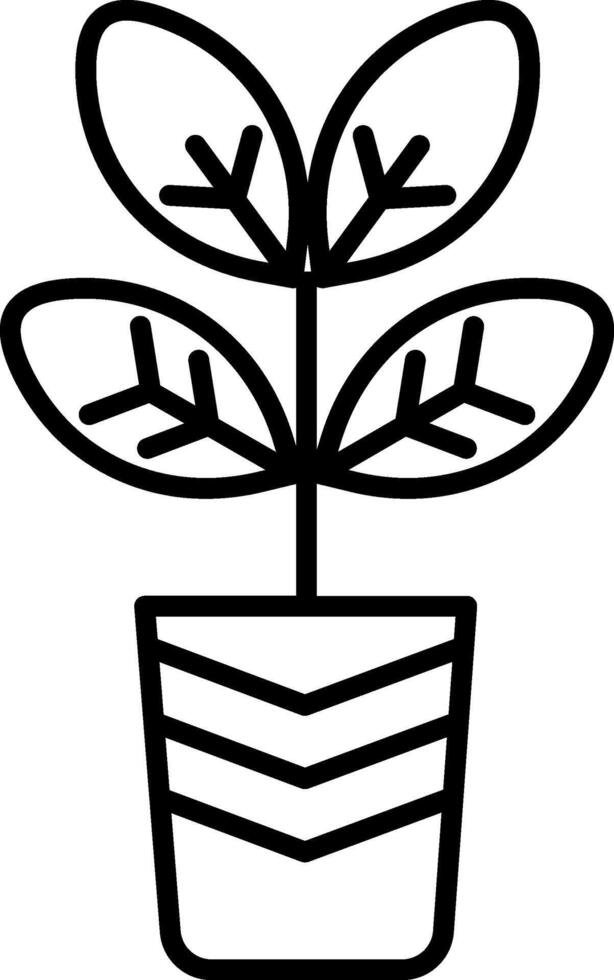 plant illusillustration design vector