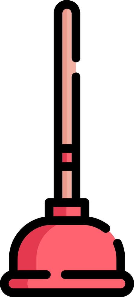 plunger illustration design vector