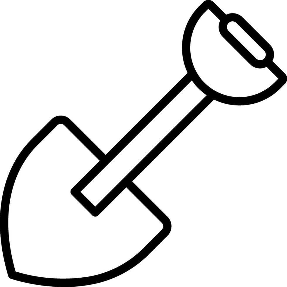 shovel illustration design vector