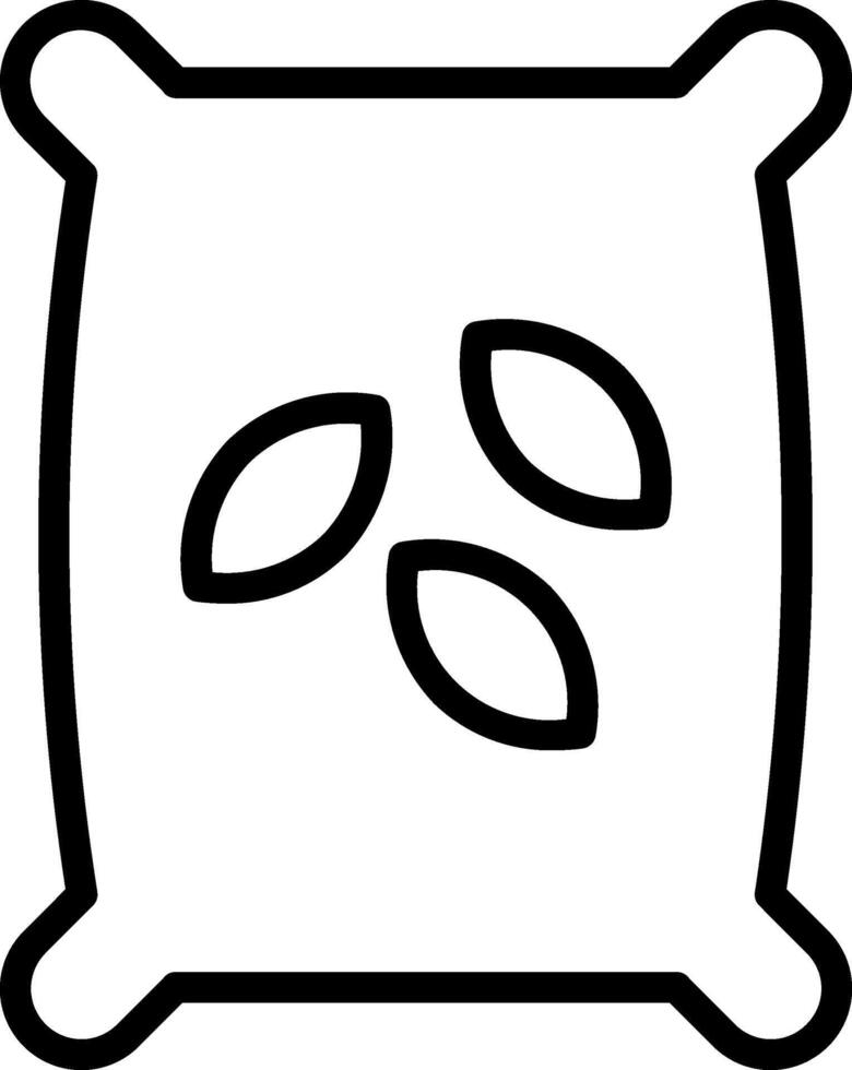 seed bag illustration design vector