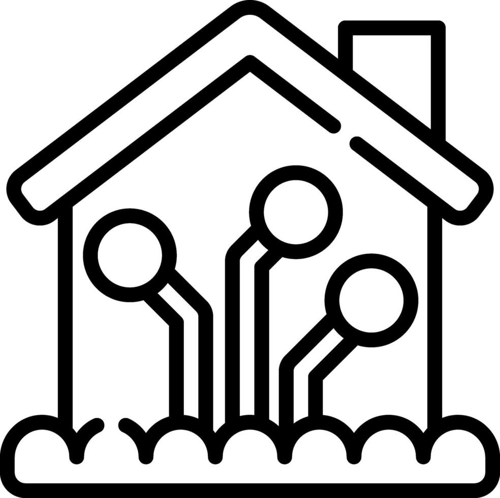 smart house illustration design vector