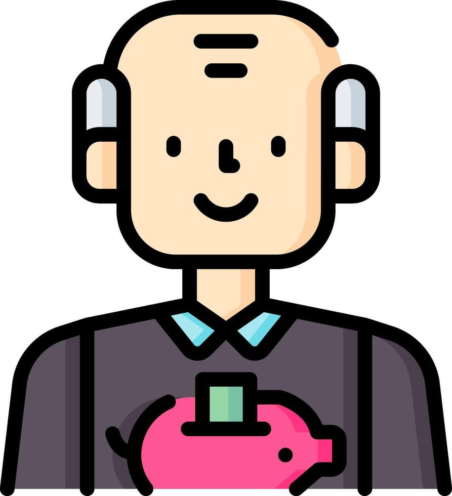 retirement illustration design vector