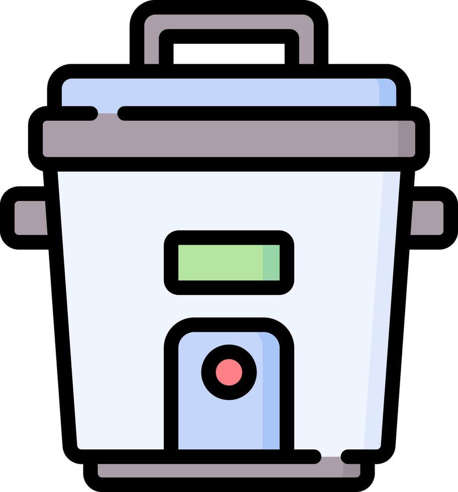rice cooker illustration design vector