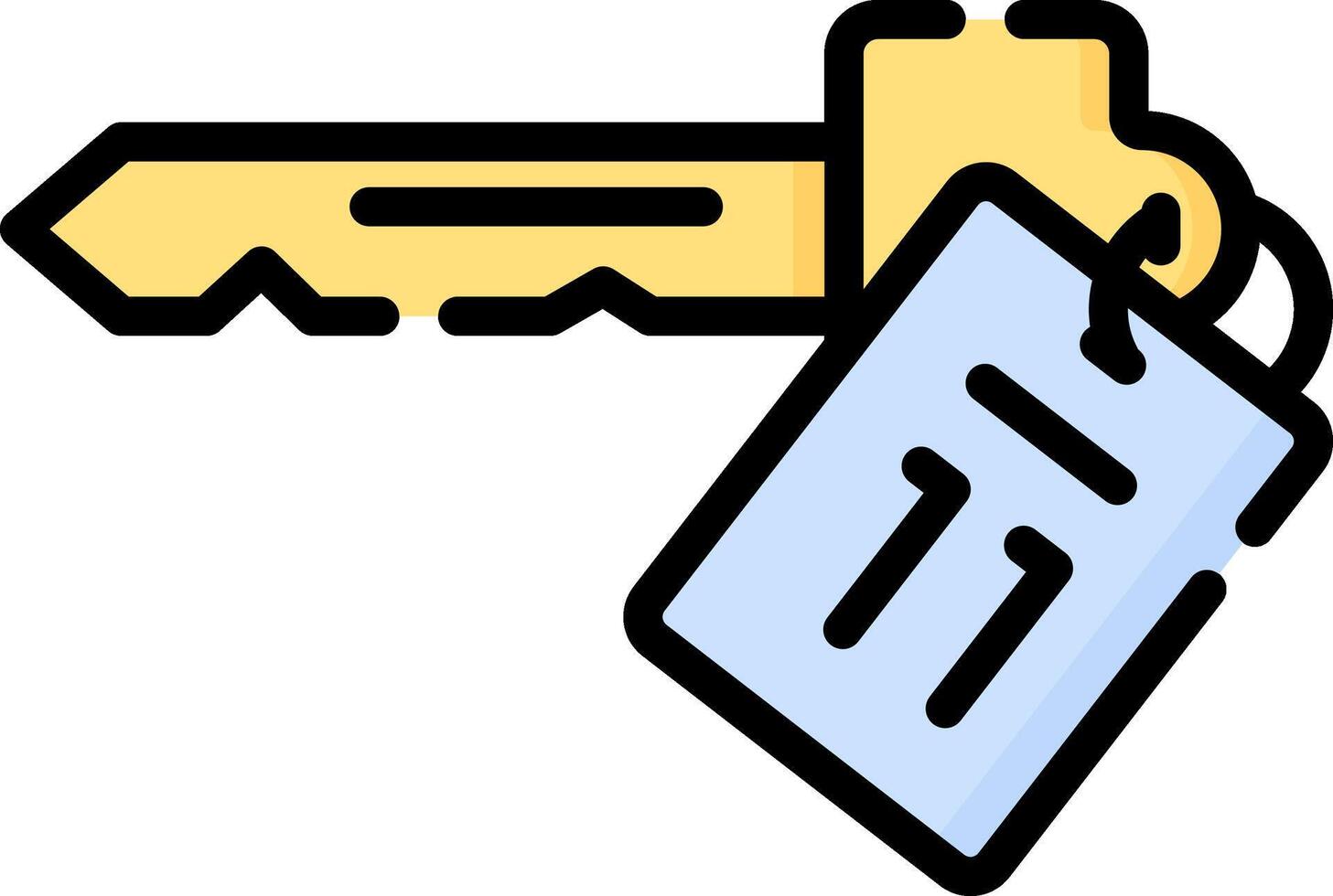 room key illustration design vector