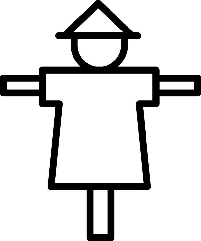 scarecrow illustration design vector