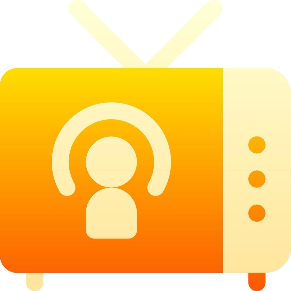 television illustration design vector