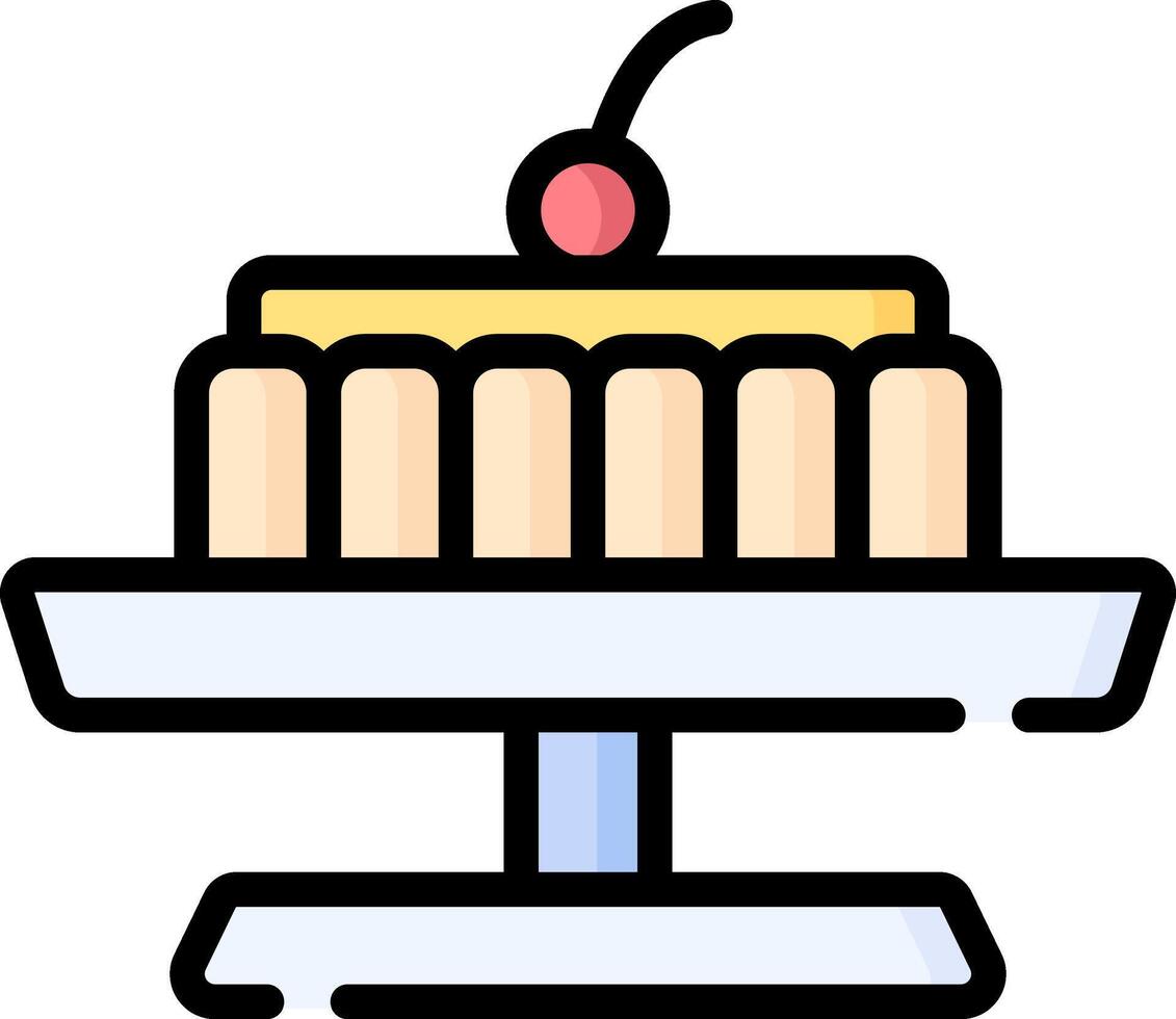 tart illustration design vector