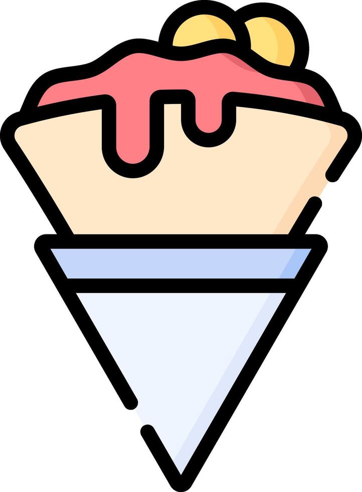 crepe illustration design vector