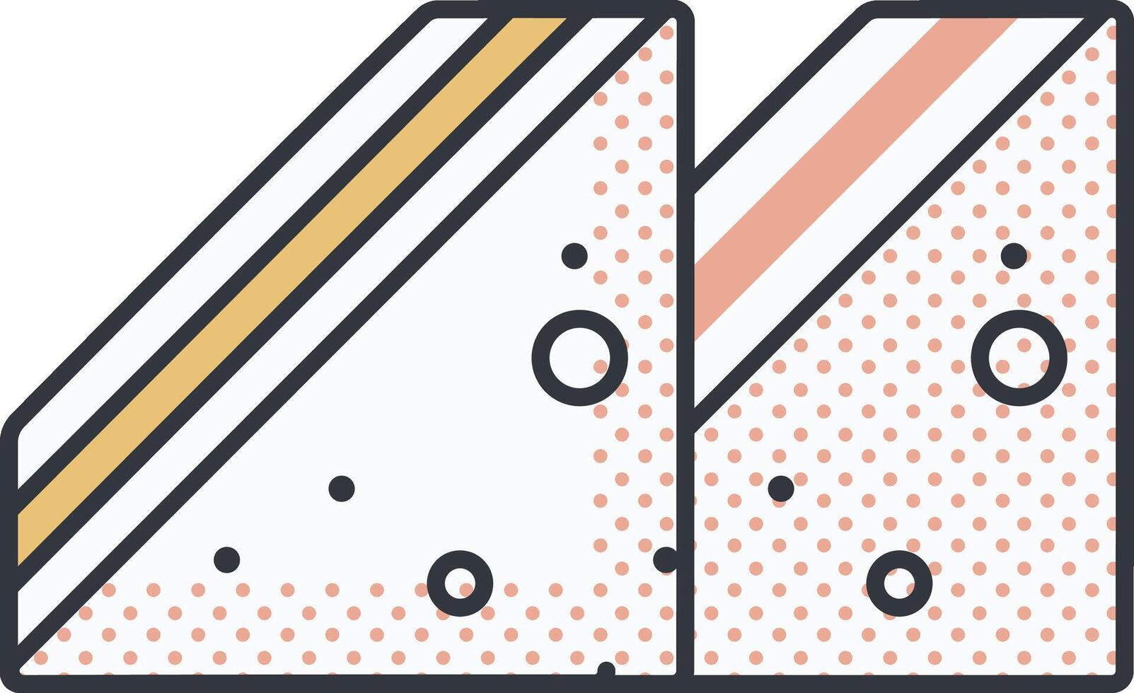 sandwich illustration design vector
