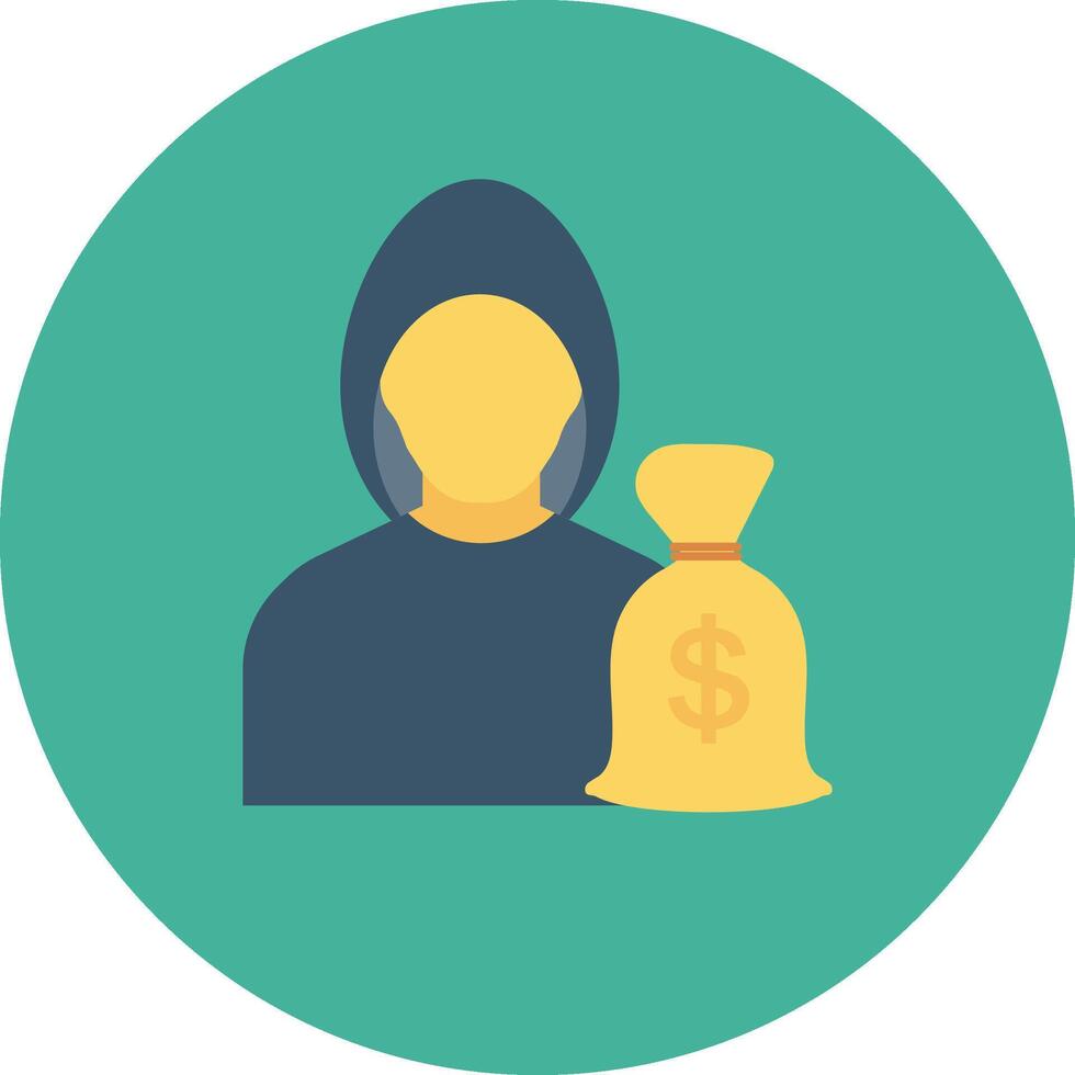 thief illustration design vector