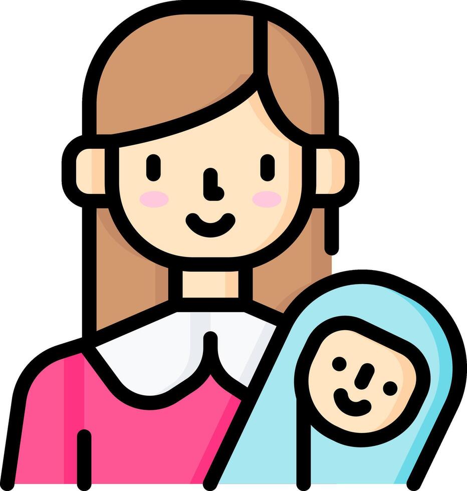 mom illustration design vector