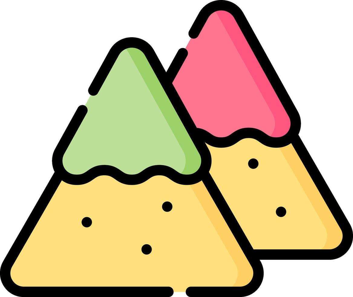 nachos illustration design vector
