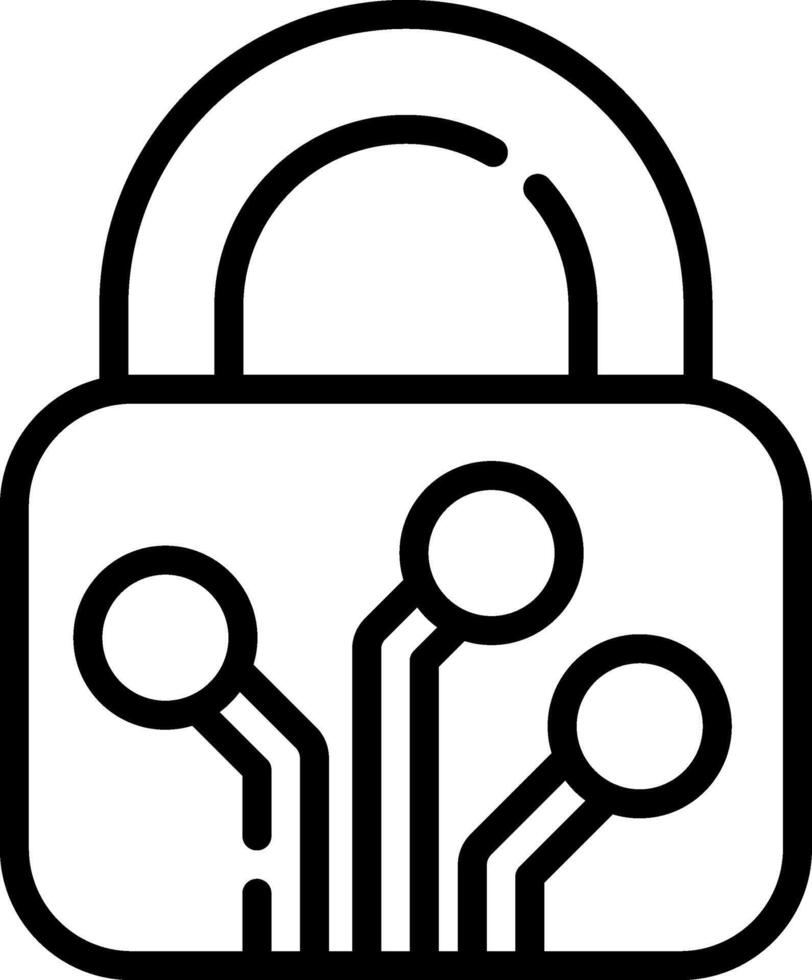 padlock illustration design vector