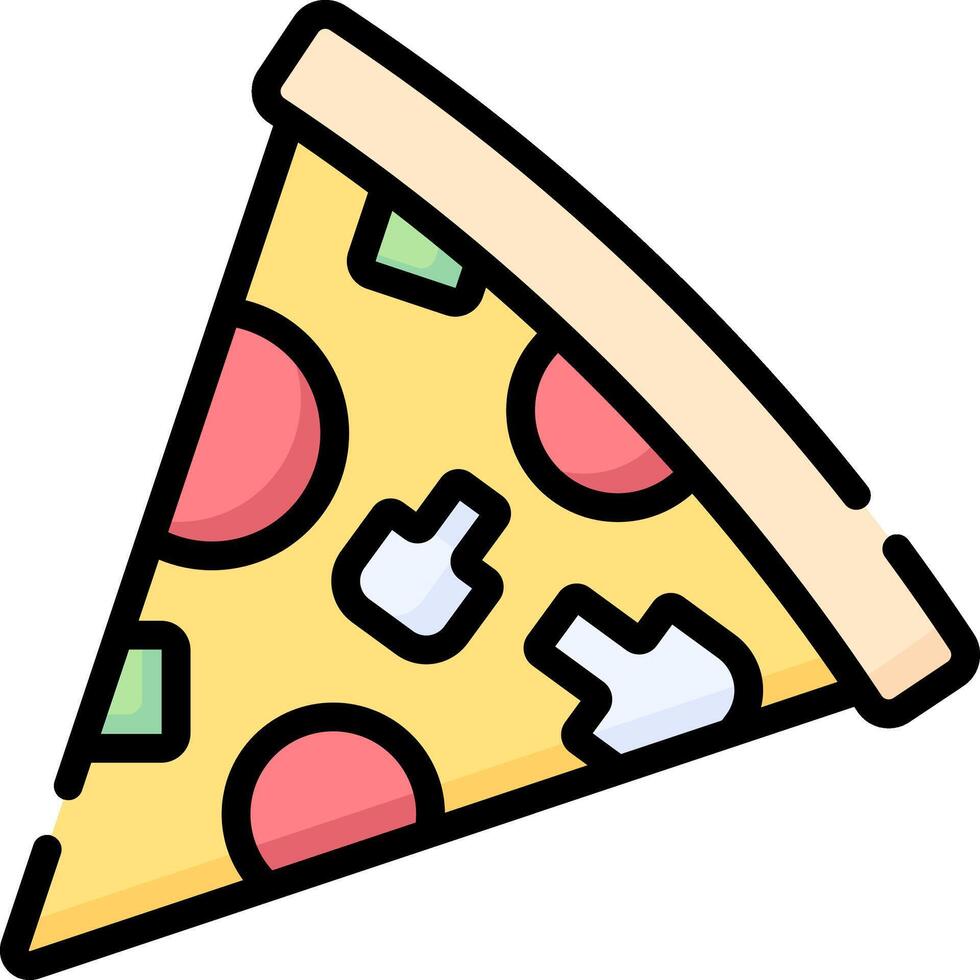pizza illustration design vector