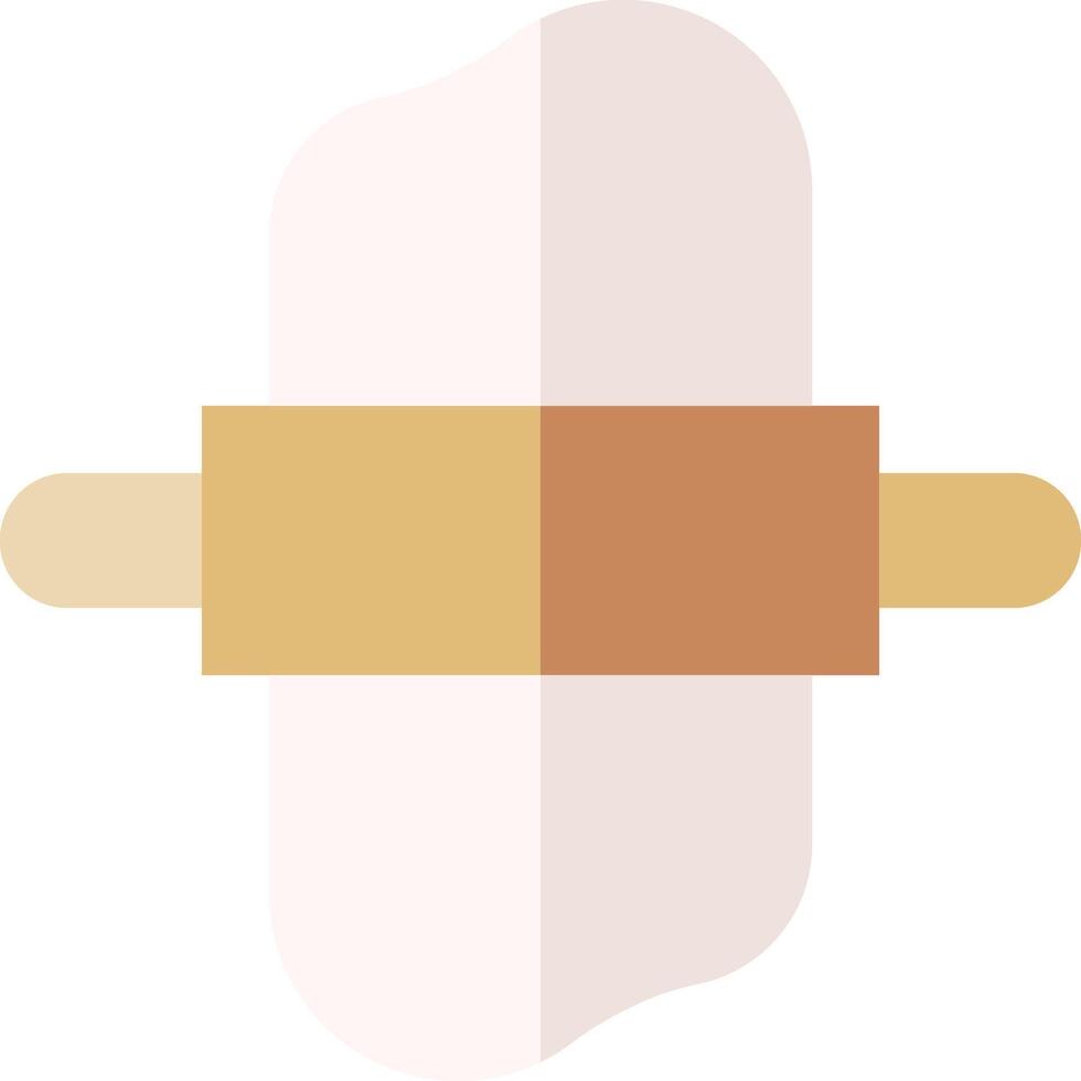 rolling pin illustration design vector