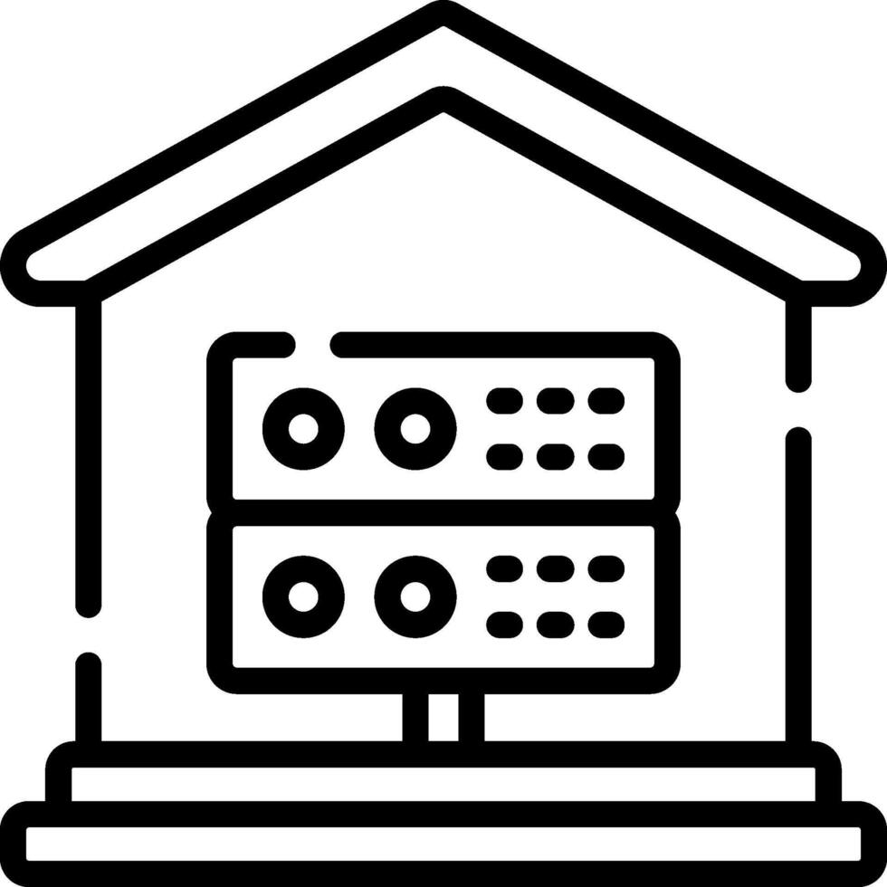 server illustration design vector