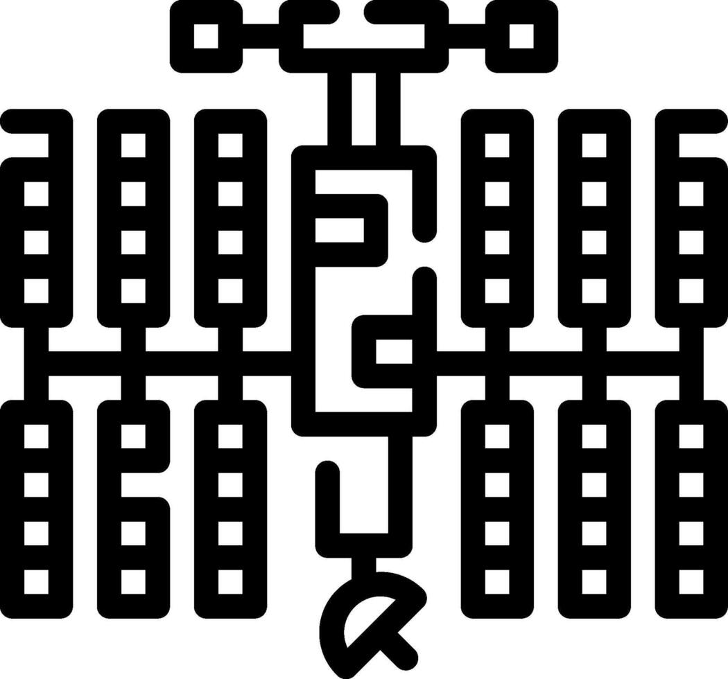 space station illustration design vector