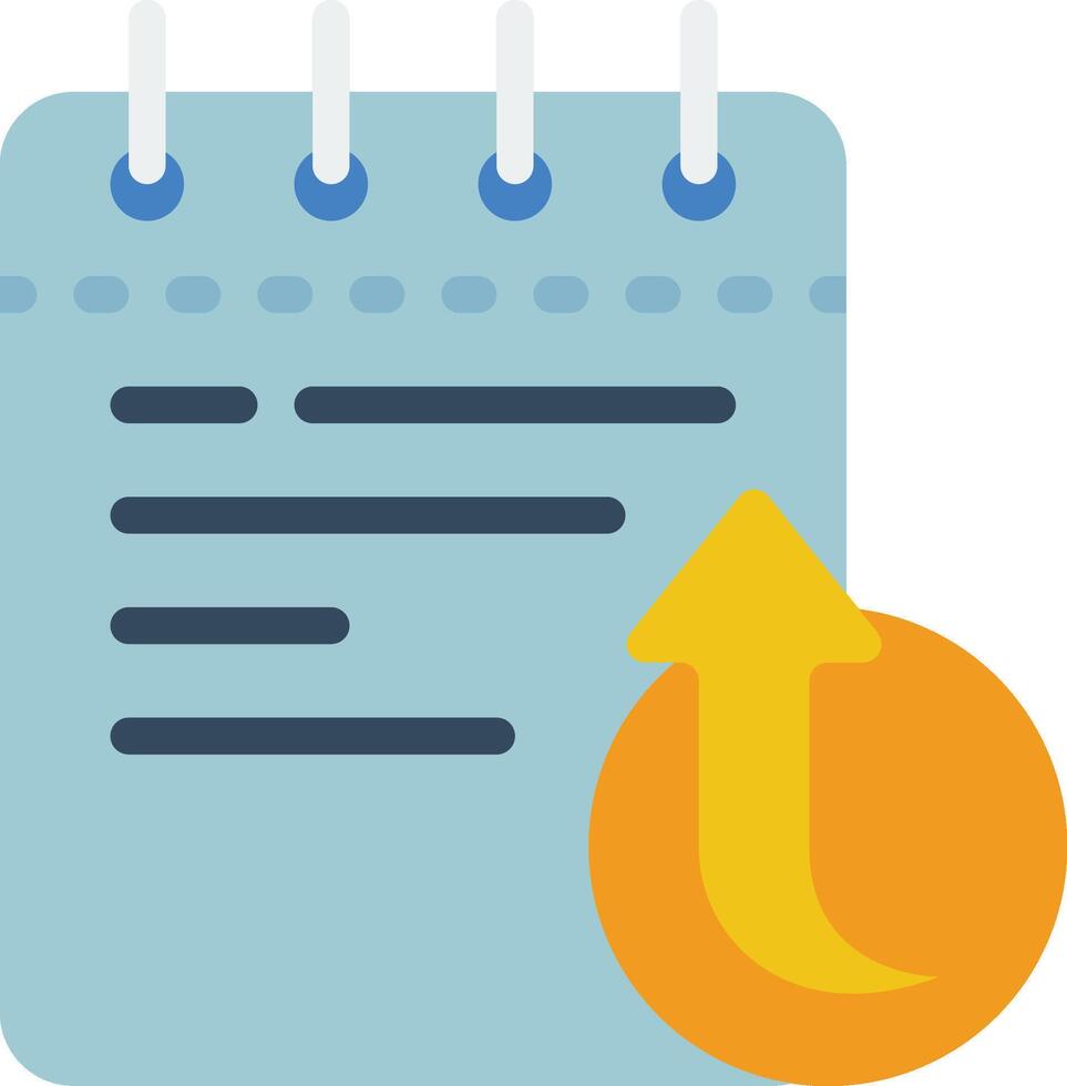 notepad illustration design vector