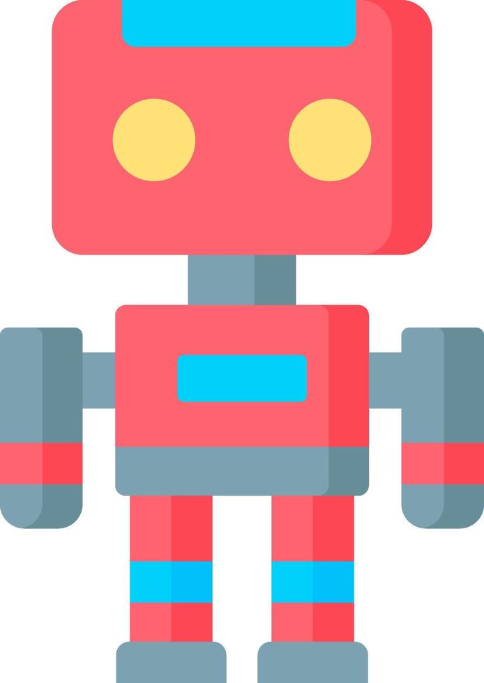 robot illustration design vector