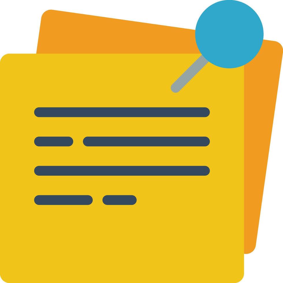 pinned illustration design vector