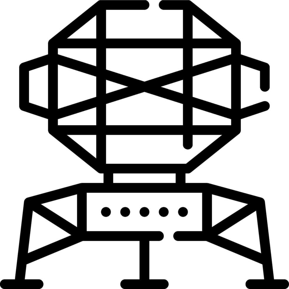 lander illustration design vector