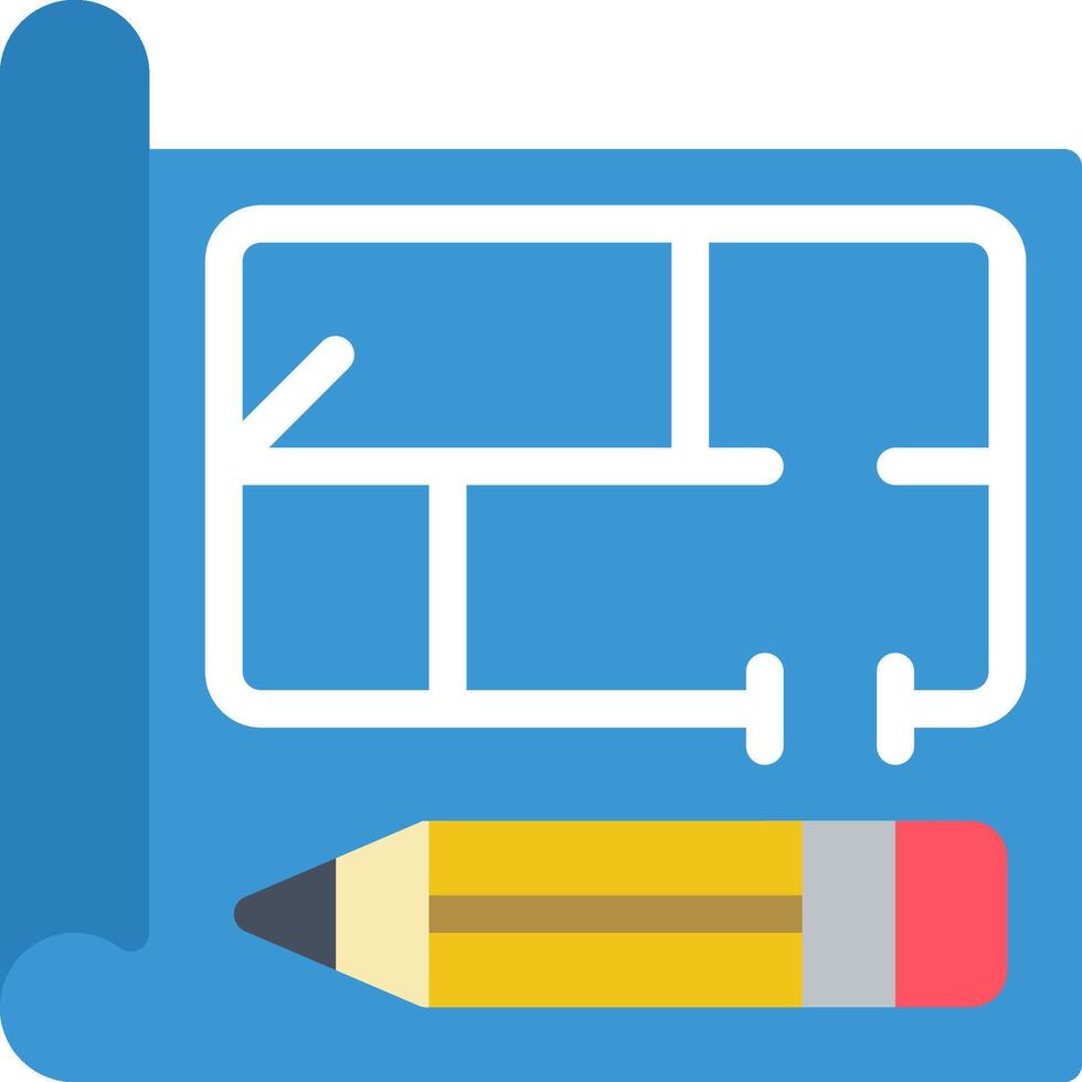 floor plan illustration design vector
