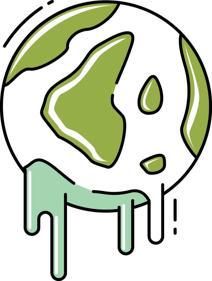 global warming illustration design vector